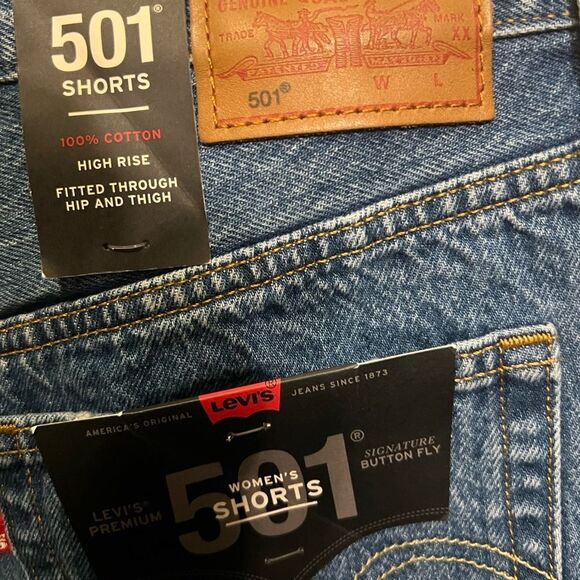 501® HIGH RISE WOMEN'S SHORTS Waist 28 - Picture 4 of 9